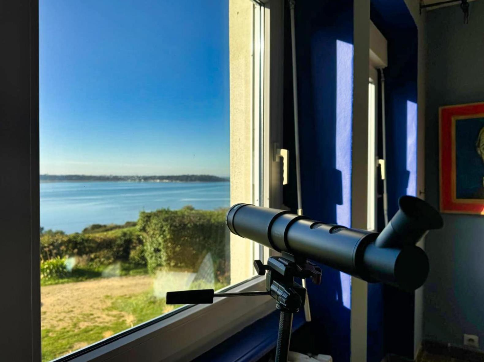 Kermartin - Maison De Famille Avec Vue Sur La Baie De Morlaix Plouézocʼh Екстериор снимка